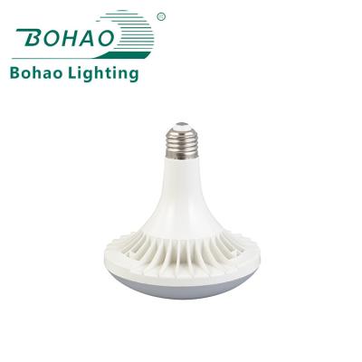 China Hot Selling Warehouse LED Bulb Lamp Plastic Coated Aluminum UFO E27 30w40w50wB22 for sale