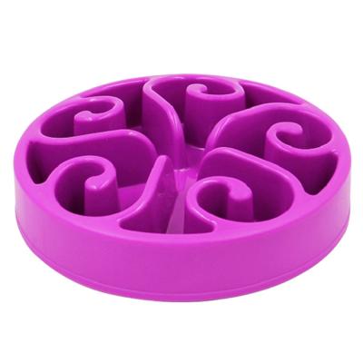 China Slow Stocked Feeder Dog Bowl Pet Bowls For Cats And Dogs Plastic for sale