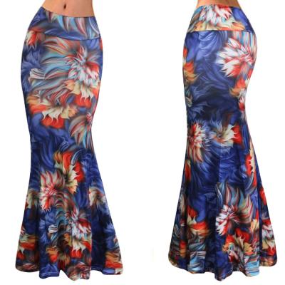 China 2021 Fashion Breathable Wholesale Skirt Bodycon Fish Tail High Elastic Dress for sale