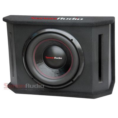 China Custom 10/12 Inch Slot Ported MDF Subwoofer Enclosure Bass Enclosure Boxes 10inch/12inch for sale