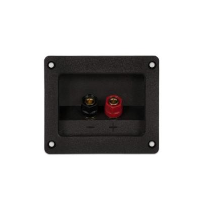 China No Speaker Box Terminal Cups 2 Power Speaker Terminal Plate Black for sale