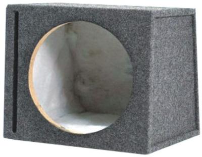 China No Box MDF Build Bass Enclosure Empty 10 Inch /12 Inch Speaker Subwoofer Enclosure For Car Truck SUV for sale