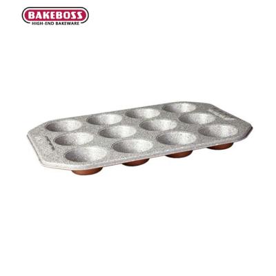 China Home Kitchen Restaurant BAKEBOSS Bun Cupcake Set Molds Liners Cups Silicone Handle Cupcake Baking Tray for sale