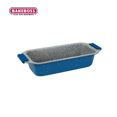 China Home Kitchen Restaurant BAKEBOSS Rectangle Loaf Pan Loaf Classic Pre-Seasoned High End Hot Selling Classic Mold for sale