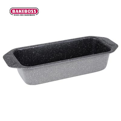 China Home High Quality Classic Square Cake Pan Double Lug Rectangular Loaf Pan Kitchen Restaurant BAKEBOSS Silicone Bread /Loaf Toast for sale