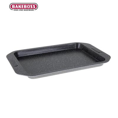 China BAKEBOSS Disposable Rectangular Carbon Steel Thickened Cookie Cake Mold Nonstick Bakeware Set Mold Sets Nordic Bakeware for sale