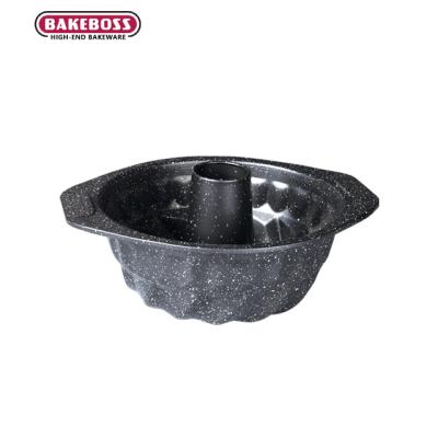 China Color Home Safe Custom Chain Dishwasher Powder Coating Kitchen Restaurant BAKEBOSS Resistant Non-Stick Bundt Baking Cake Pan for sale