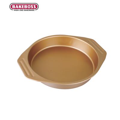 China High quality home kitchen restaurant BAKEBOSSS bakeware custom round large cake pizza pie non-stick baking mold for sale