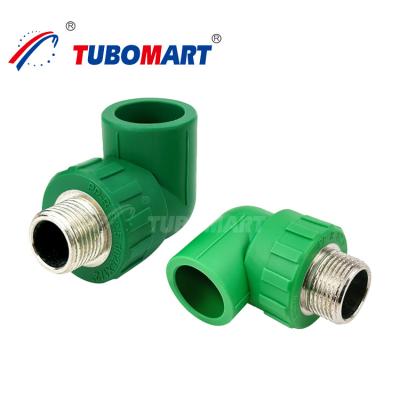 China OEM PPR-Fittings Elbogen Kunststoff Polypropylen PPR-Rohre und -Fittings zu verkaufen