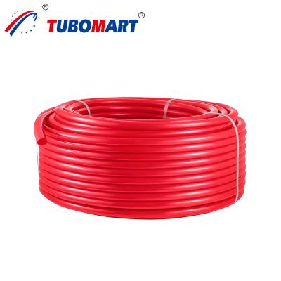 China DN 16 mm - 32 mm Pex waterpijp Cross Linked Polyethyleen Rood Pex Buizen Te koop