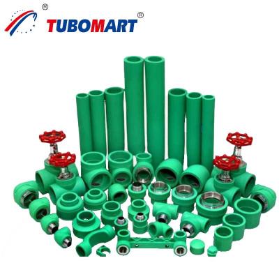 China ISO9001 Plastic PPR Pipe Fittings Waterpipe Fittings Eco Friendly PPR Pipe Elbow Te koop