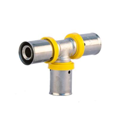 China CW602N Press Connection Fittings For GAS PEX AL PEX Pipes ISO 9001 / ISO17484 Certified for sale