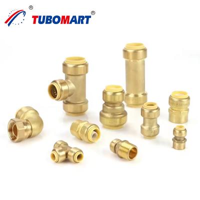 China C46500 Copper Pipe Push In Fittings For Gas And 2ater System ISO Certified for sale