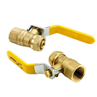 China High Pressure Customized Support Brass Gas Valve 1/4-4'' With SAI GLOBAL AS4617-2004 Certification Te koop