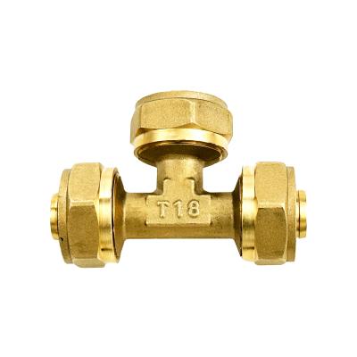 Китай Pex Compression Fittings Tee With Different Size And Shape ISO17484-1 2006 8 AS4176.8-2010 продается