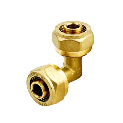 China Brass Pex Press Fittings Brass Compression Fittings  ISO 14001 Certified for sale