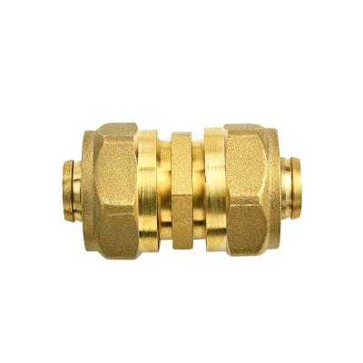 China Brass Wall Plated Elbow Natural Screw Compression Fittings For Pex Pipes For Water And Heating en venta