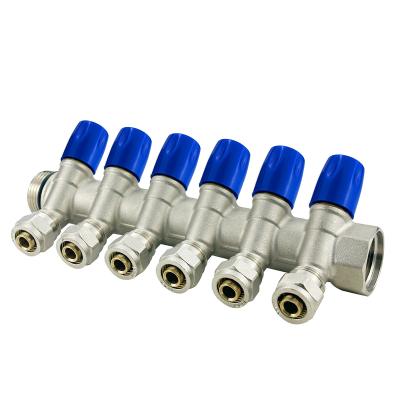 China Customized Size Heating Water Manifold Valve Distribution Pex Manifold Connect With Pex Pipe for sale