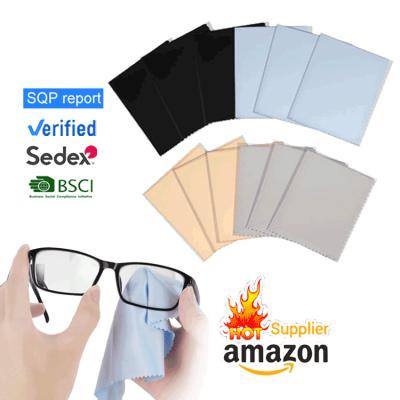 China SPIFIT Custom Microfiber Microfiber Display Child Safe Microfiber Chamois Cloths Anti Fog Polishing For Eye Clean Glassfiber Cloth Reusable for sale