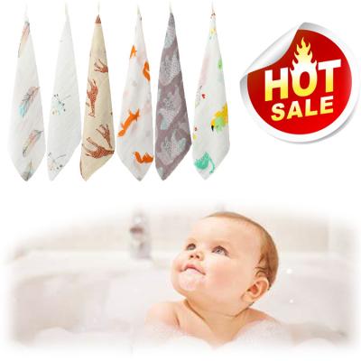 China SPIFIT 2022 Child Safe Newborn 100%muslin bibs clothes 5pack organic wash clear plastic bags burp white face cloths for baby boy and girls for sale