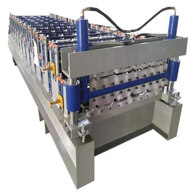 China Hotels Double Layers Roll Forming Machine , High Speed ​​IBR Tile Roof Roll 20-25m/min Forming Machine for sale