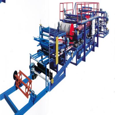 China FLOOR EPS wall panel cement sandwich panel production line, rock wool sandwich panel fireroofing machine for sale