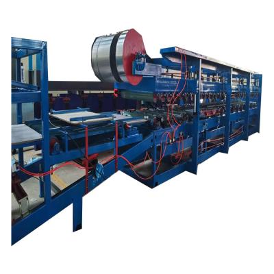 China Building Material Shops Commercial Insurance Roof PU Sandwich Panel Making Machine Wall Sandwich Panel Production Line for sale