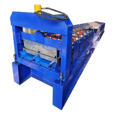 China Building Material Shops Automatic POS Seam Roofing Panel Machine Metal Roof Roll Forming Machine for sale