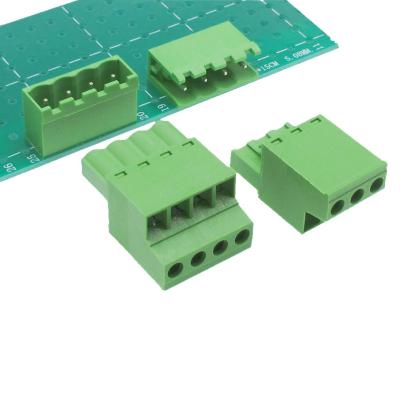 China 5.08mm Neigungs-steckbares Schraubklemme-Klemmenblock-horizontales verdrahtendes Eintritts-Energie-Verbindungsstück zu verkaufen