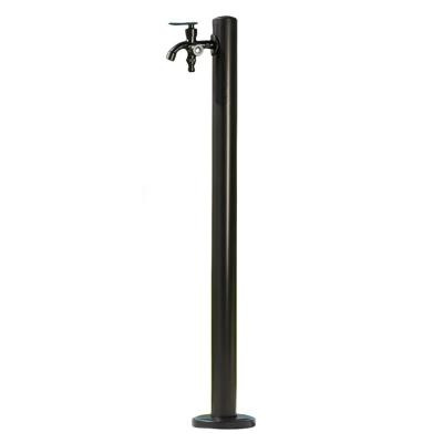 China Black Stainless Steel Standpipe Outdoor Bibcock Garden Water Taps Watering Post for sale