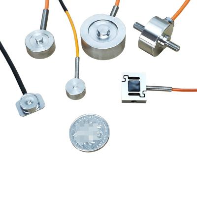 China Kleiner Edelstahl-Mini Micro Button Load Cell-Miniaturkompressions-Spannungs-Dünnfilm-Sensor 5N 10N 100N 200N zu verkaufen