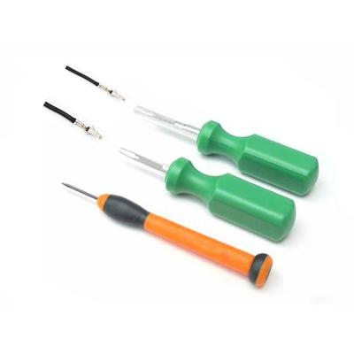 China Selbstverbindungsstücke der Schraubenzieher-3pcs, die Pin Remover Terminals Removal Tool-Ausrüstung quetschverbinden zu verkaufen