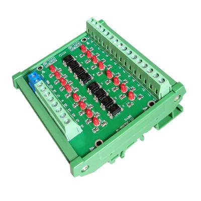 China TTL  HTL Signals Converter Terminal Blocks Board 8 Ways For PLC NPN or PNP 1.8V 3.3V 5V 12V 24V Input for sale