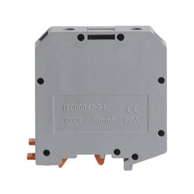 China UKH-50 UK Series DIN Rail Screw Clamp Terminal Blocks for sale