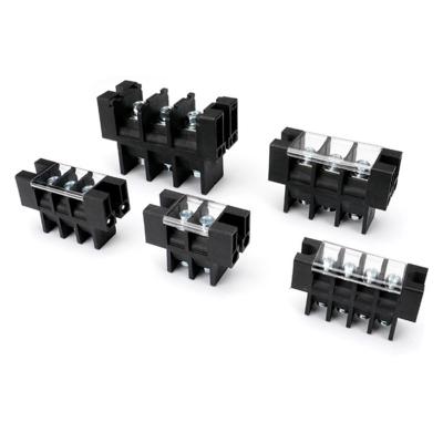 China 600V 40A 100A 75A 150A Feed Through Wall Mounted Barrier Terminal Blocks 13.0mm 16.0mm 21.0mm 27.0mm Pitch for sale