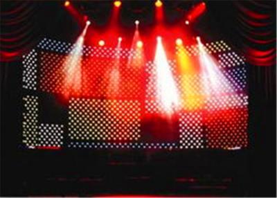 China Slim RGB P10mm LED Curtain Display Rental , IP68 Led Video Wall Curtain for sale