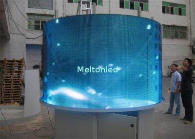 China P6mm Flexible Curved LED Screen Video Display Panels With Wide Viewing Angle for sale