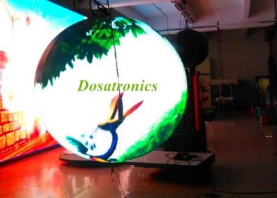 China Commercial Indoor Round LED Screen Ball , 1.2M Diameter Sphere LED Screen for sale