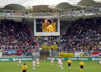 Cina Effetto all'aperto di osservazione dell'esposizione di LED di radiodiffusione in tensione dello stadio di Ph6mm ampio in vendita