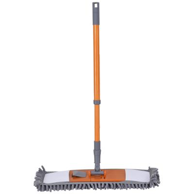 China Cheap Professional Home Tools Adjustable Magic Floor Mop Floor Broom Cleaning Flat Set Viable for sale