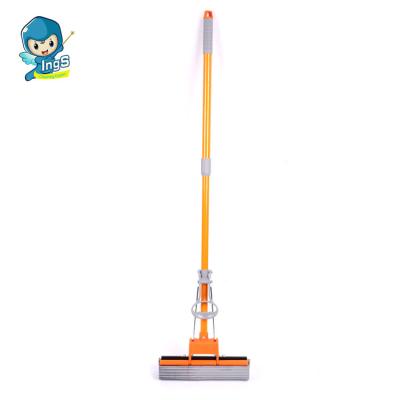 China Household Viable Telescopic Single Roller Super Absorbent Floor New Product Compression Sponge PVA Cleaning Magic Mop for sale