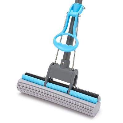 China Viable Floor Mops Telescopic Pole Pva Sponge Broom Magic Household Floor Cleaning Pva Sponge Brooms for sale