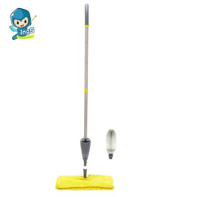 China 2021 Sustainable New Product 360 Lightweight Water Tank Spray Healthy Spray Mop Microfiber Microfiber Cleaner Spray Flat Mop for sale