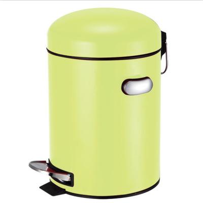 China Sustainable 3L 5L 12L 20L Round Shape Bedroom Office Kitchen Trash Bin Indoor Garbage Bin for sale