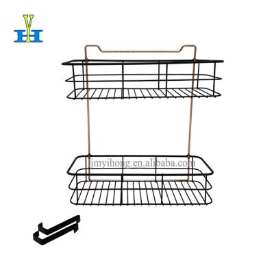 China Wall Mounted Type Living Room Bathroom Rack High Quality Metal Plated Powder Coating Wire Hanging And Display Storage Racks for sale