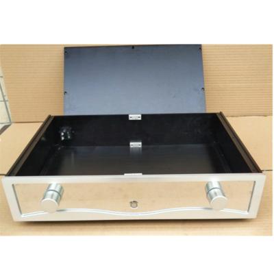 China Full Balance Pre Amplifier DAC CD Digital Player Chassis Case All Aluminum Anodic Oxidation 436*90*308mm CNC Precision Machining OEM for sale