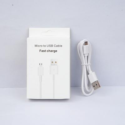 China MP3/MP4 Player V8 White Premium Flat Micro Usb Charger Cable For Mobile Phone Android Charger Usb To Micro Fast Charging Cable for sale