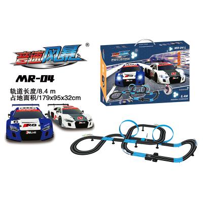 China Electric High Speed ​​Slot Car Kid Toys Racing Car Kid Toys Track Car High Speed ​​Toy With Flexible Assemble Tracks for sale