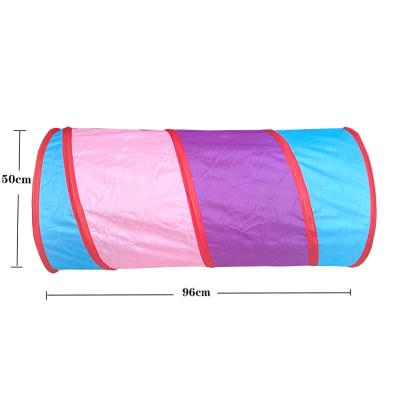 China 3 color kids tent tunnel tent drill hole tube sense system training crawling indoor outdoor climbing tunnel for sale