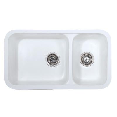 China China Direct Supply Modern Synthetic Stone Integrated Apron Vanity Kitchen Sink for sale